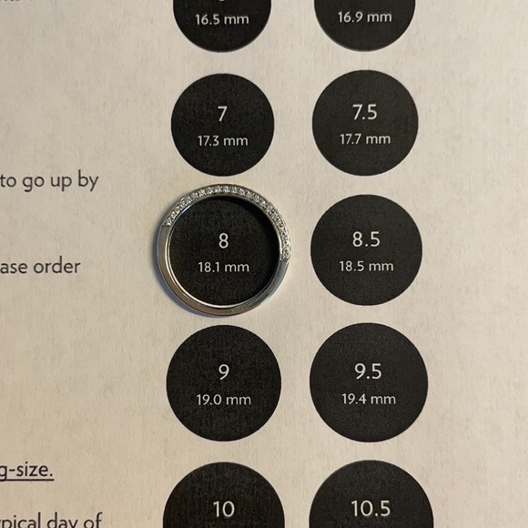 18k White Gold Custom Wedding Band - Picture 12 of 12